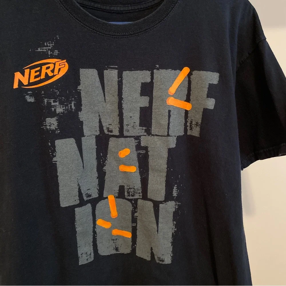 Nerf Nation Black Vintage 1990’s unisex T-Shirt size M - Picture 2 of 2